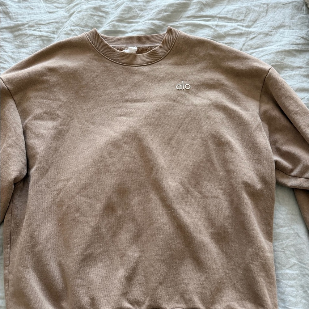 ALO Yoga Tan Sweatshirt